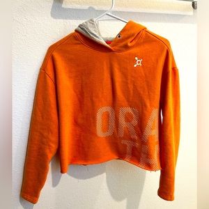Orangetheory cropped pull-over hoodie